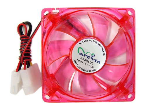 Apevia CF4SL-URED 25.64 CFM 80 mm Fan