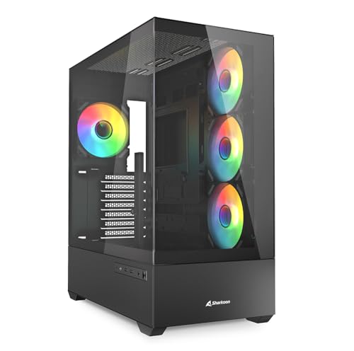 SHARKOON AK6 RGB ATX Mid Tower Case