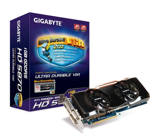 Gigabyte GV-R587UD-1GD Radeon HD 5870 1 GB Graphics Card