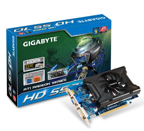 Gigabyte GV-R557OC-1GI Radeon HD 5570 1 GB Graphics Card