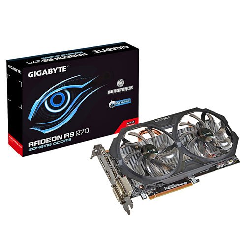 Gigabyte WINDFORCE Radeon R9 270 2 GB Graphics Card