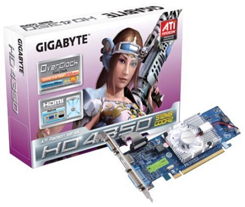 Gigabyte GV-R435OC-512I Radeon HD 4350 512 MB Graphics Card