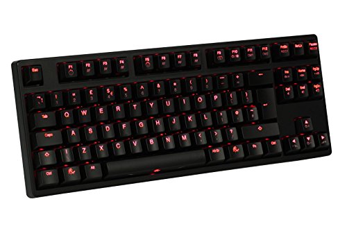 Ducky DK9087 Shine 3 TKL Red LED Backlit (Blue Cherry MX) Wired Standard Keyboard