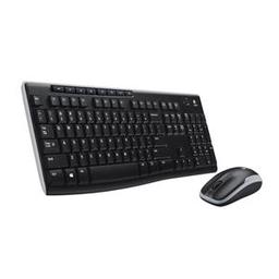 Logitech Wireless Combo MK270 Wireless Standard Keyboard With Optical Mouse