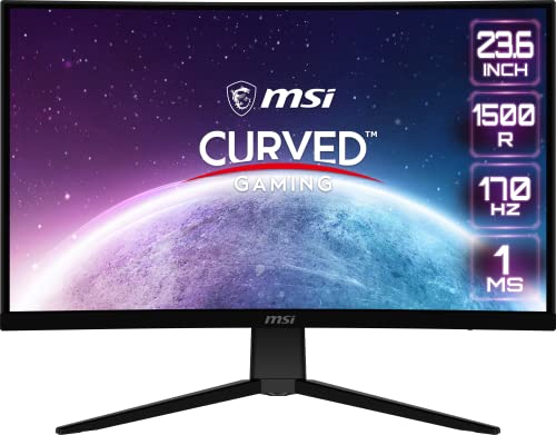 MSI G242C 23.6&quot; 1920 x 1080 170 Hz Curved Monitor