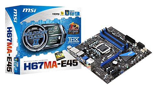 MSI H67MA-E45 (B3) Micro ATX LGA1155 Motherboard