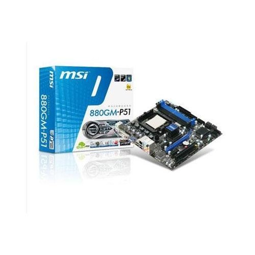 MSI 880GM-P51 Micro ATX AM3 Motherboard