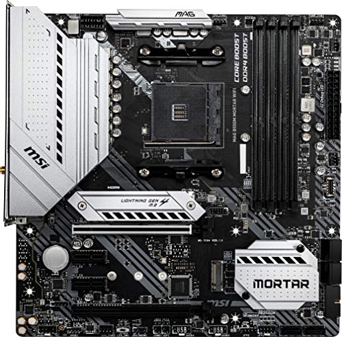 MSI MAG B550M MORTAR WIFI Micro ATX AM4 Motherboard