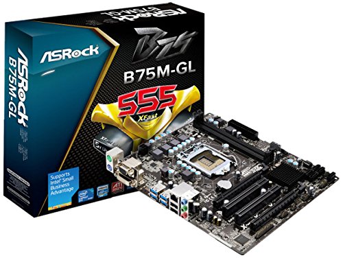 ASRock B75M-GL Micro ATX LGA1155 Motherboard