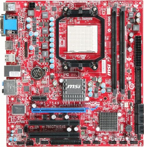 MSI 785GTM-E45 Micro ATX AM3/AM2+/AM2 Motherboard