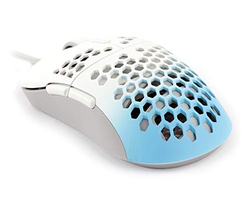 G-Wolves HT-M 3360 White/Blue Wired Optical Mouse