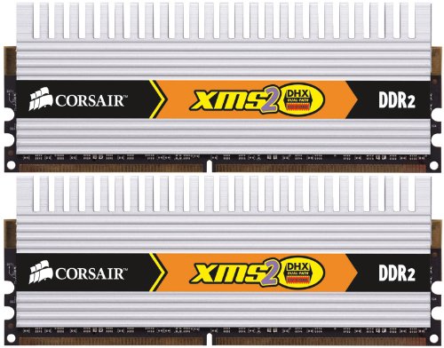 Corsair XMS2 2 GB (2 x 1 GB) DDR2-800 CL4 Memory