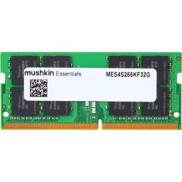 Mushkin Essentials 32 GB (1 x 32 GB) DDR4-2666 SODIMM CL19 Memory