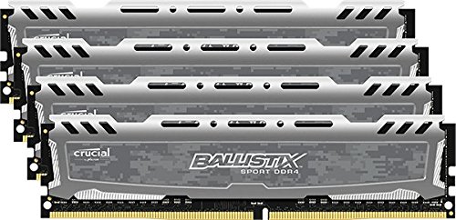 Crucial Ballistix Sport 16 GB (4 x 4 GB) DDR4-2400 CL16 Memory