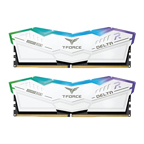 TEAMGROUP T-Force Delta RGB 32 GB (2 x 16 GB) DDR5-7800 CL38 Memory