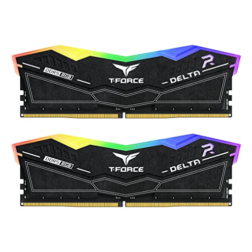 TEAMGROUP T-Force Delta RGB 32 GB (2 x 16 GB) DDR5-6400 CL32 Memory