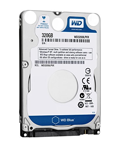 Western Digital Blue 320 GB 2.5" 5400 RPM Internal Hard Drive