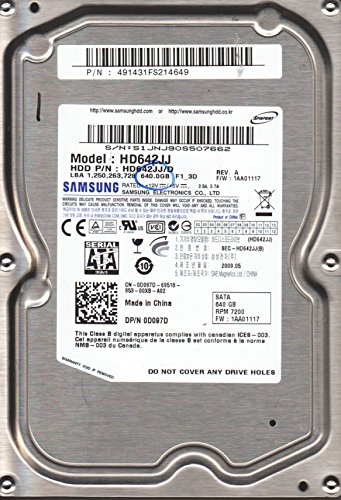 Samsung Spinpoint F1 DT 640 GB 3.5" 7200 RPM Internal Hard Drive