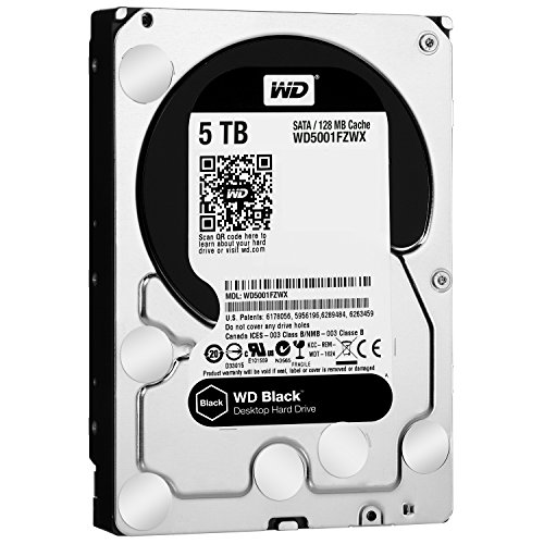 Western Digital Black 5 TB 3.5" 7200 RPM Internal Hard Drive