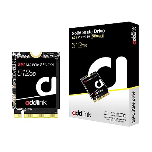 Addlink S91 512 GB M.2-2230 PCIe 4.0 X4 NVME Solid State Drive