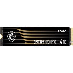 MSI SPATIUM M480 PRO 4 TB M.2-2280 PCIe 4.0 X4 NVME Solid State Drive