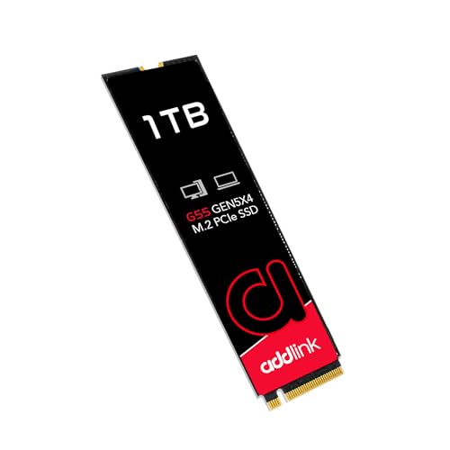 Addlink G55 1 TB M.2-2280 PCIe 5.0 X4 NVME Solid State Drive