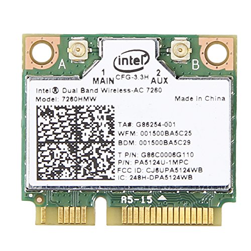 Intel 7260 802.11a/b/g/n Mini-PCIe Wi-Fi Adapter